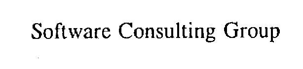SOFTWARE CONSULTING GROUP