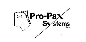 PRO-PAX SYSTEMS INC.
