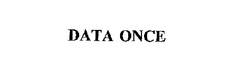 DATA ONCE