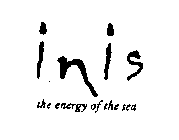 INIS THE ENERGY OF THE SEA