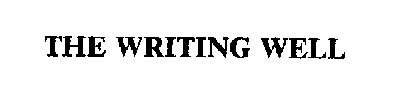 THE WRITING WELL
