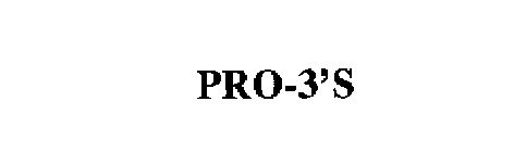 PRO-3'S