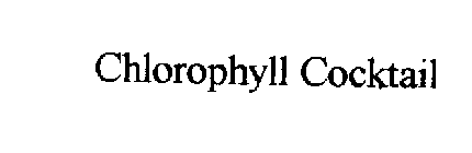 CHLOROPHYLL COCKTAIL