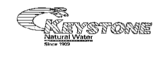 KEYSTONE NATURAL WATER SINCE 1909