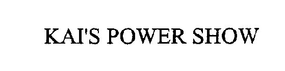 KAI'S POWER SHOW