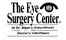 THE EYE SURGERY CENTER, P.S.C. DR. BIZER'S VISION WORLD AND DOCTOR'S VALUVISION