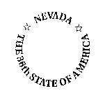 NEVADA THE 36TH STATE OF AMERICA