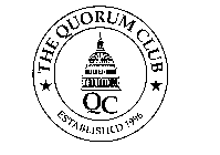 THE QUORUM CLUB QC ESTABLISHED 1996