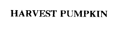 HARVEST PUMPKIN