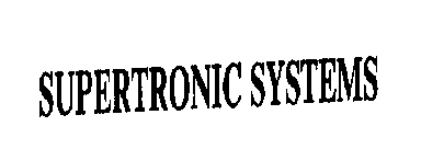 SUPERTRONIC SYSTEMS