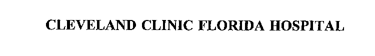 CLEVELAND CLINIC FLORIDA HOSPITAL