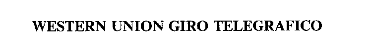 WESTERN UNION GIRO TELEGRAFICO