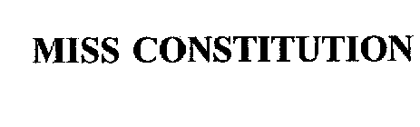 MISS CONSTITUTION