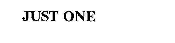 JUST ONE