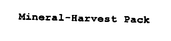 MINERAL-HARVEST PACK