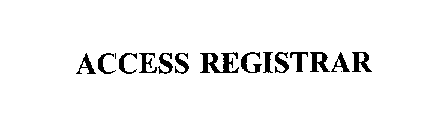 ACCESS REGISTRAR