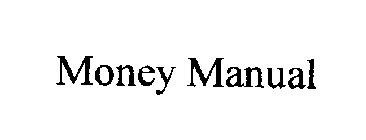 MONEY MANUAL