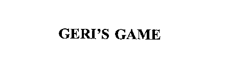 GERI'S GAME