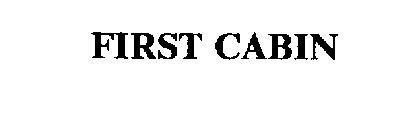 FIRST CABIN