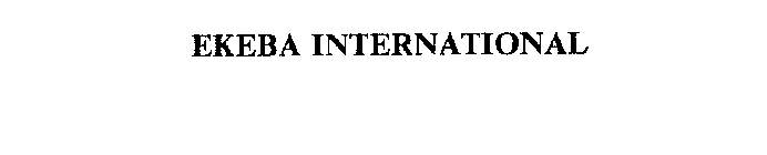 EKEBA INTERNATIONAL