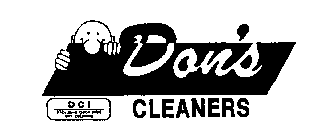 DON'S CLEANERS DCI EXCLUSIVE ODOR FREE DRY CLEANING