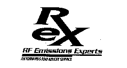 REX RF EMISSIONS EXPERTS AN EDWARDS ANDKELCEY SERVICE