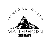 MATTERHORN ZERMATT MINERAL WATER