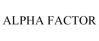 ALPHA FACTOR