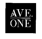 AVE. ONE