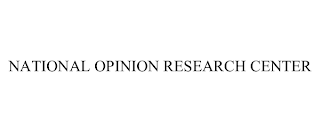NATIONAL OPINION RESEARCH CENTER