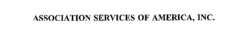 ASSOCIATION SERVICES OF AMERICA, INC.