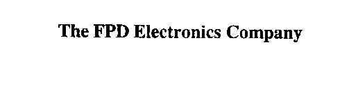 THE FPD ELECTRONICS COMPANY