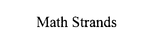 MATH STRANDS