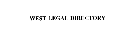 WEST LEGAL DIRECTORY