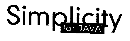 SIMPLICITY FOR JAVA