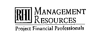 RHI MANAGEMENT RESOURCES PROJECT FINANCIAL PROFESSIONALS