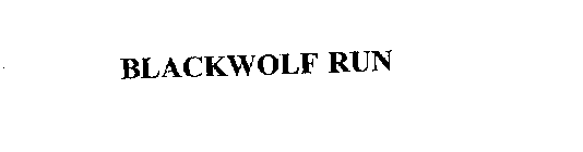 BLACKWOLF RUN