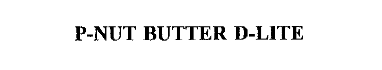 P-NUT BUTTER D-LITE