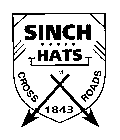 SINCH HATS CROSS 1843 ROADS