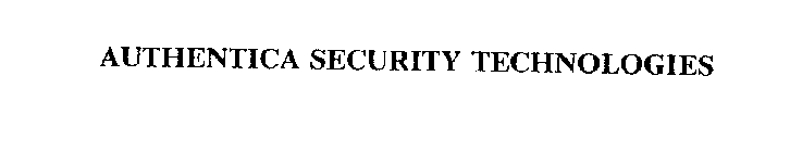 AUTHENTICA SECURITY TECHNOLOGIES