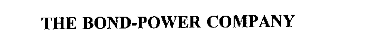 THE BOND-POWER COMPANY