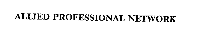 ALLIED PROFESSIONAL NETWORK
