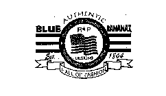 BLUE AUTHENTIC BANANAZ BLUE BANANAZ INTERNATIONAL R*P DESIGNS EST. 1804 HALL OF FASHION