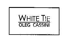 WHITE TIE OLEG CASSINI