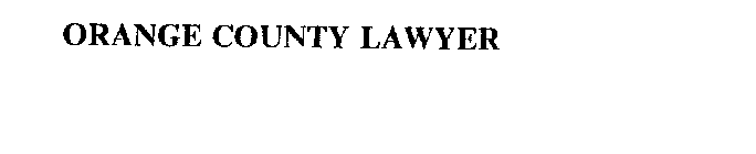 ORANGE COUNTY LAWYER