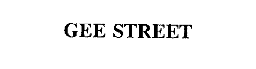 GEE STREET