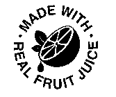 MADE WITH REAL FRUIT JUICE