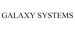 GALAXY SYSTEMS