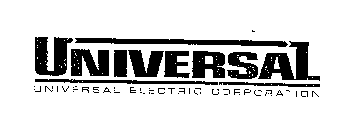 UNIVERSAL UNIVERSAL ELECTRIC CORPORATION