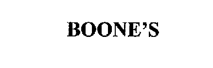 BOONE'S